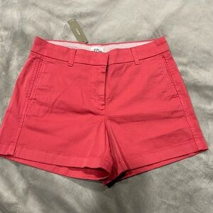J. Crew 4” Stretch Chino Short (old red)